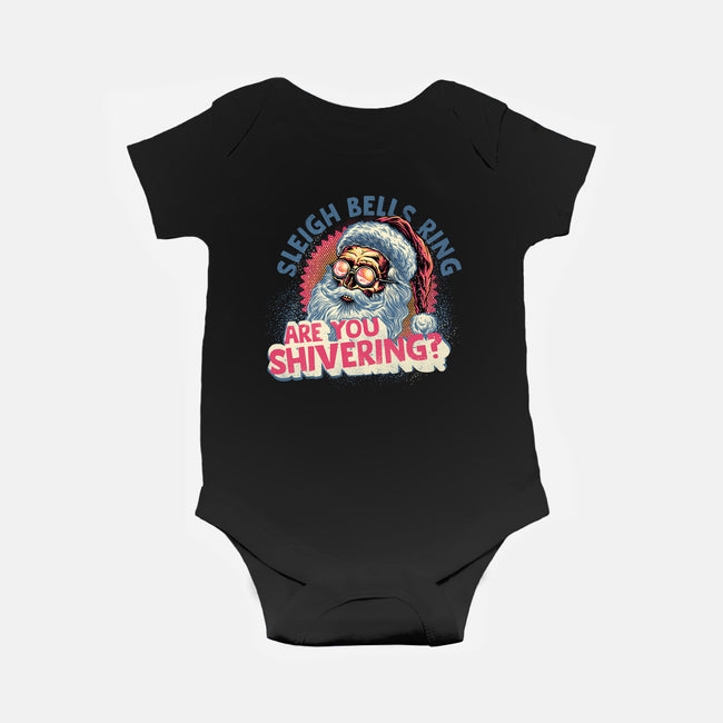 Are You Shivering-Baby-Basic-Onesie-glitchygorilla