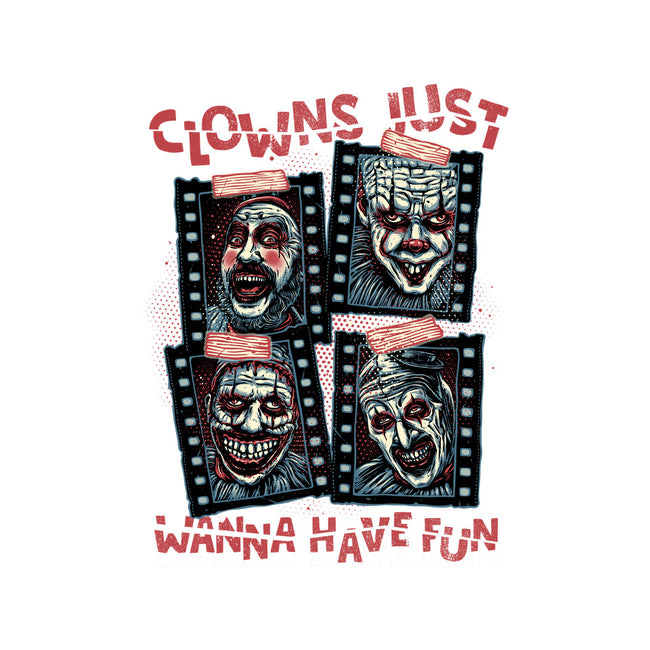 Clowns Just Wanna Have Fun-Mens-Heavyweight-Tee-glitchygorilla
