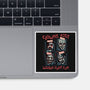 Clowns Just Wanna Have Fun-None-Glossy-Sticker-glitchygorilla