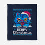 Derpy Ugly Christmas Sweater-None-Fleece-Blanket-NemiMakeit