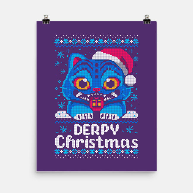 Derpy Ugly Christmas Sweater-None-Matte-Poster-NemiMakeit