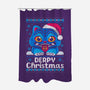 Derpy Ugly Christmas Sweater-None-Polyester-Shower Curtain-NemiMakeit