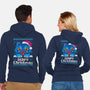 Derpy Ugly Christmas Sweater-Unisex-Zip-Up-Sweatshirt-NemiMakeit