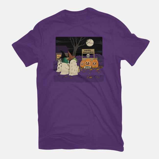 Treats Inside-Womens-Basic-Tee-pigboom