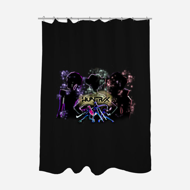 Huntrix-None-Polyester-Shower Curtain-Afire
