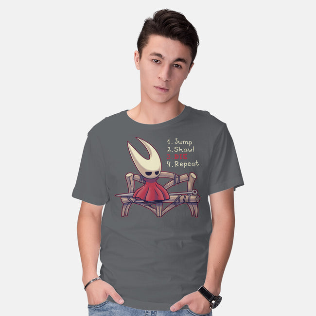 Shaw And Repeat-Mens-Basic-Tee-Geekydog