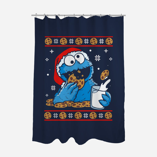 Cookie Christmas-None-Polyester-Shower Curtain-Vallina84
