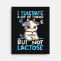 Cow Lactose Intolerant-None-Stretched-Canvas-NemiMakeit
