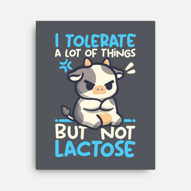 Cow Lactose Intolerant-None-Stretched-Canvas-NemiMakeit