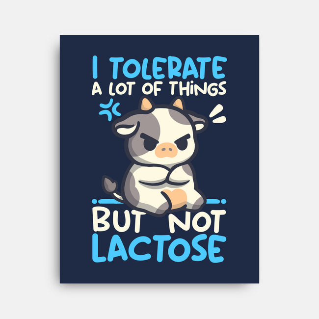 Cow Lactose Intolerant-None-Stretched-Canvas-NemiMakeit