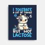 Cow Lactose Intolerant-None-Stretched-Canvas-NemiMakeit