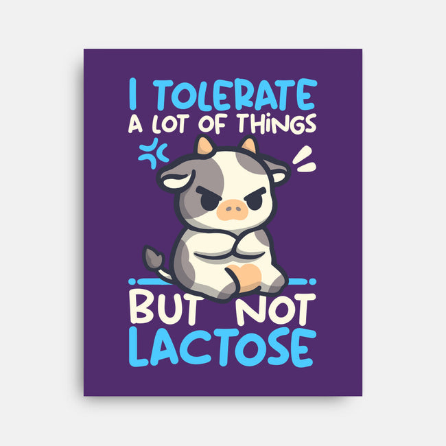 Cow Lactose Intolerant-None-Stretched-Canvas-NemiMakeit