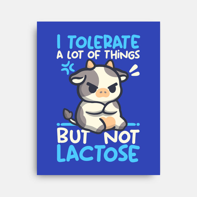 Cow Lactose Intolerant-None-Stretched-Canvas-NemiMakeit