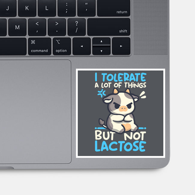 Cow Lactose Intolerant-None-Glossy-Sticker-NemiMakeit