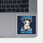 Cow Lactose Intolerant-None-Glossy-Sticker-NemiMakeit