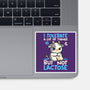 Cow Lactose Intolerant-None-Glossy-Sticker-NemiMakeit