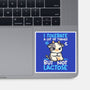 Cow Lactose Intolerant-None-Glossy-Sticker-NemiMakeit