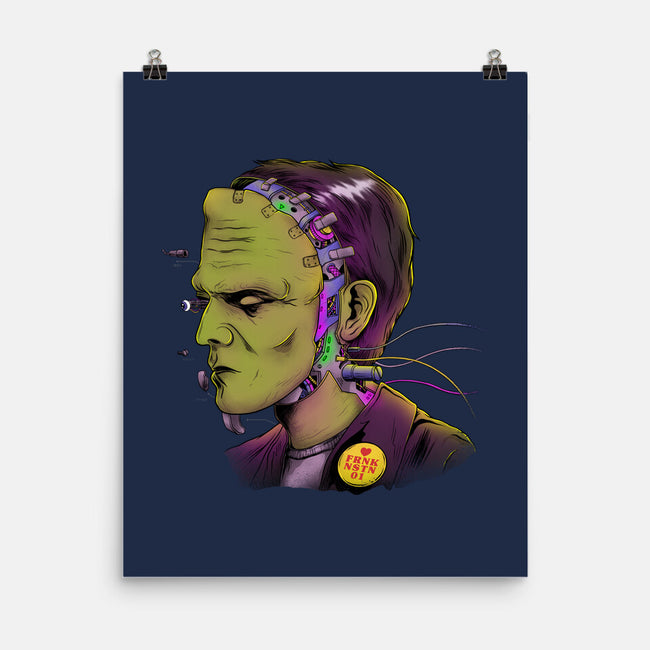 Cyber Frankenstein-None-Matte-Poster-alfbocreative