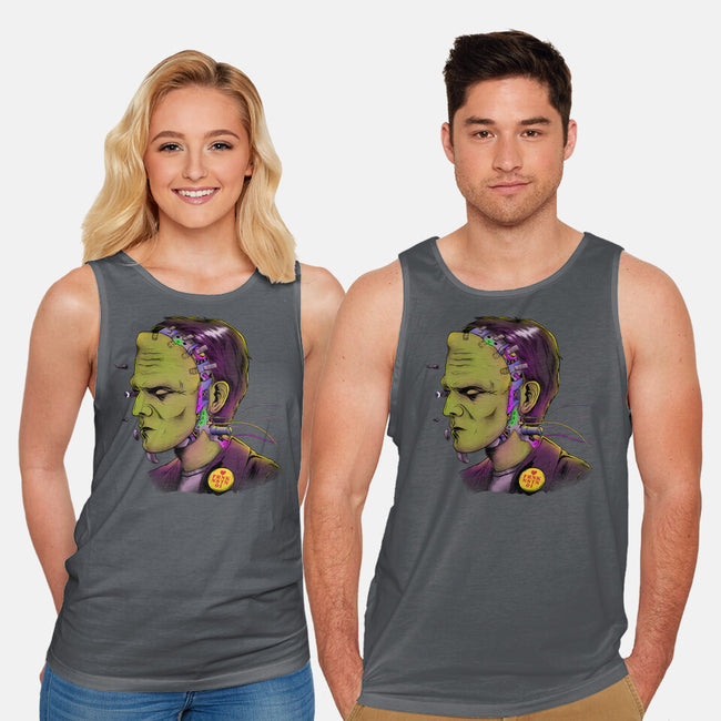 Cyber Frankenstein-Unisex-Basic-Tank-alfbocreative