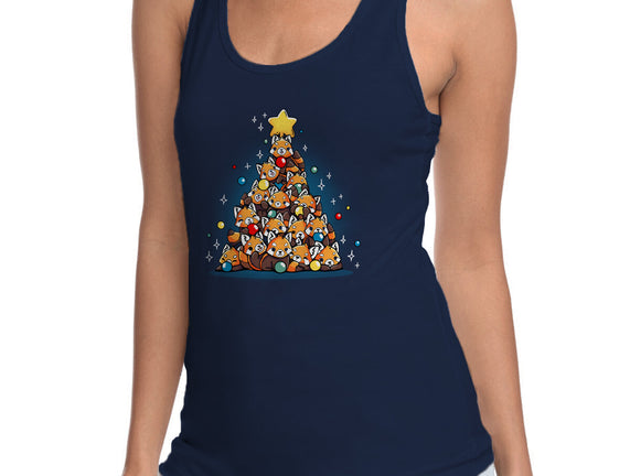 Red Panda Christmas Tree