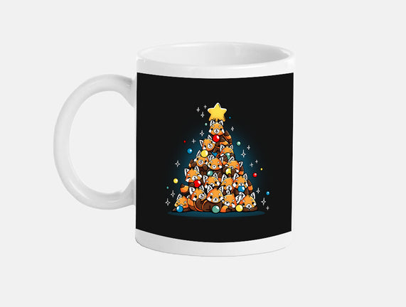Red Panda Christmas Tree