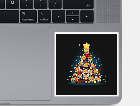 Red Panda Christmas Tree