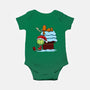 Up On The House Top-Baby-Basic-Onesie-DrawnByBryan