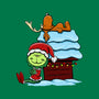 Up On The House Top-Mens-Heavyweight-Tee-DrawnByBryan