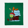 Up On The House Top-None-Fleece-Blanket-DrawnByBryan