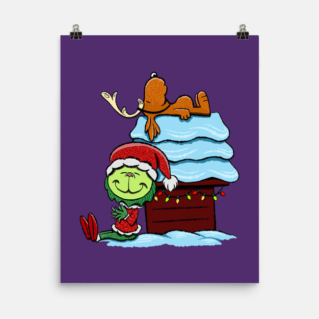 Up On The House Top-None-Matte-Poster-DrawnByBryan