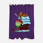 Up On The House Top-None-Polyester-Shower Curtain-DrawnByBryan