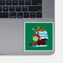 Up On The House Top-None-Glossy-Sticker-DrawnByBryan
