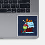 Up On The House Top-None-Glossy-Sticker-DrawnByBryan