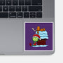 Up On The House Top-None-Glossy-Sticker-DrawnByBryan