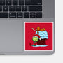 Up On The House Top-None-Glossy-Sticker-DrawnByBryan