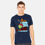 Up On The House Top-Mens-Heavyweight-Tee-DrawnByBryan
