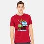 Up On The House Top-Mens-Heavyweight-Tee-DrawnByBryan