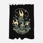 Hollow Harmony-None-Polyester-Shower Curtain-naomori