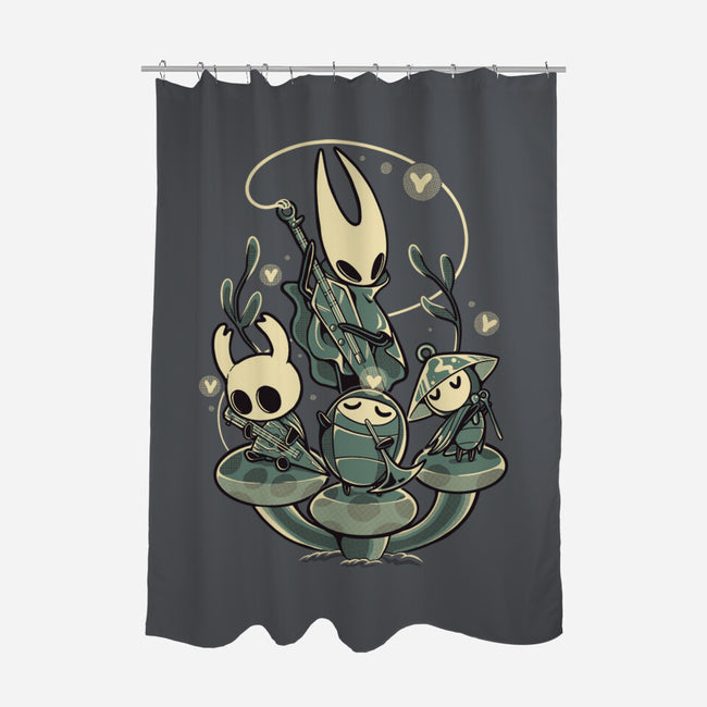 Hollow Harmony-None-Polyester-Shower Curtain-naomori