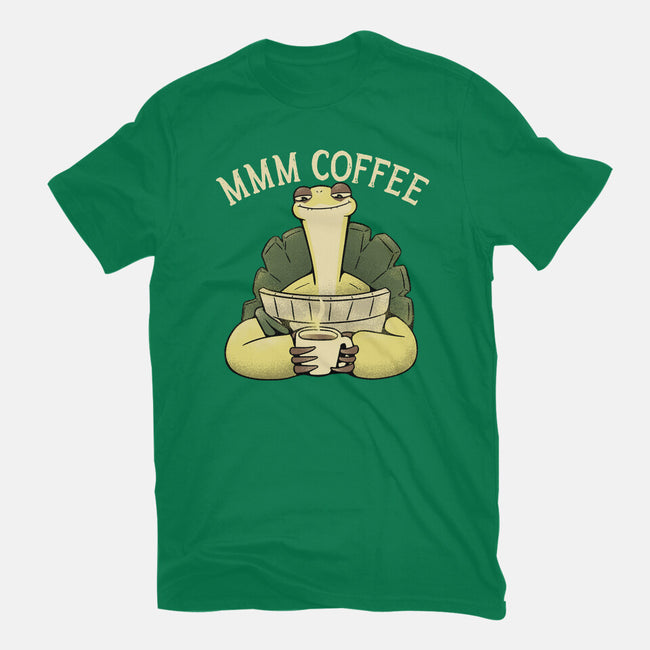 Hmmm Coffee-Womens-Fitted-Tee-naomori