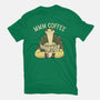 Hmmm Coffee-Womens-Fitted-Tee-naomori
