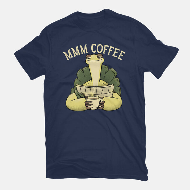 Hmmm Coffee-Womens-Fitted-Tee-naomori