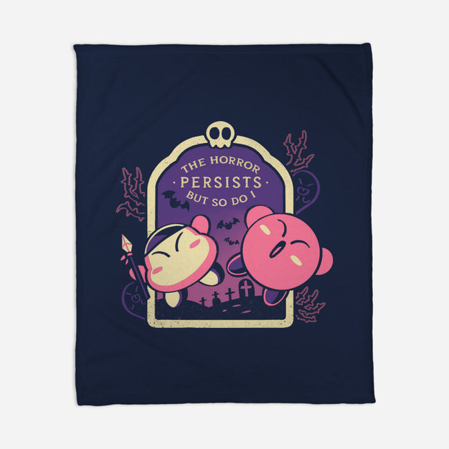 The Horror Persists But So Do I-None-Fleece-Blanket-naomori