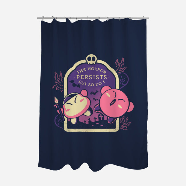 The Horror Persists But So Do I-None-Polyester-Shower Curtain-naomori
