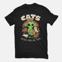 Cats Because People Are Stupid-Unisex-Basic-Tee-eduely