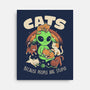 Cats Because People Are Stupid-None-Stretched-Canvas-eduely