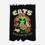 Cats Because People Are Stupid-None-Polyester-Shower Curtain-eduely