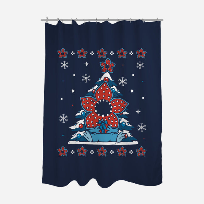 Stranger Christmas-None-Polyester-Shower Curtain-Vallina84