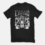 The Living Give Me The Creeps-Mens-Basic-Tee-estudiofitas