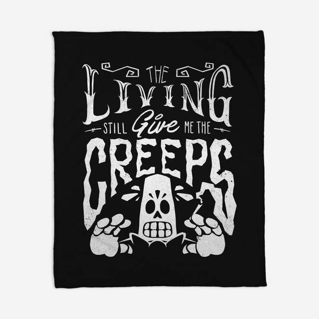The Living Give Me The Creeps-None-Fleece-Blanket-estudiofitas